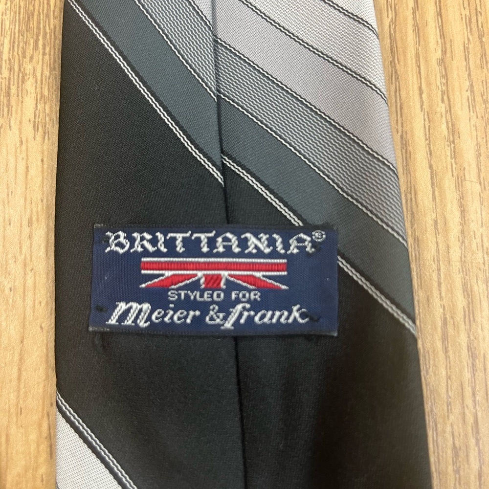 Tie Mens Necktie Vintage Brittania for Meier & Frank - Picture 8 of 8